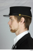  Photos Czechoslovakia Post man in uniform 1 20th century Head Historical Clothing caps  hats 0001.jpg